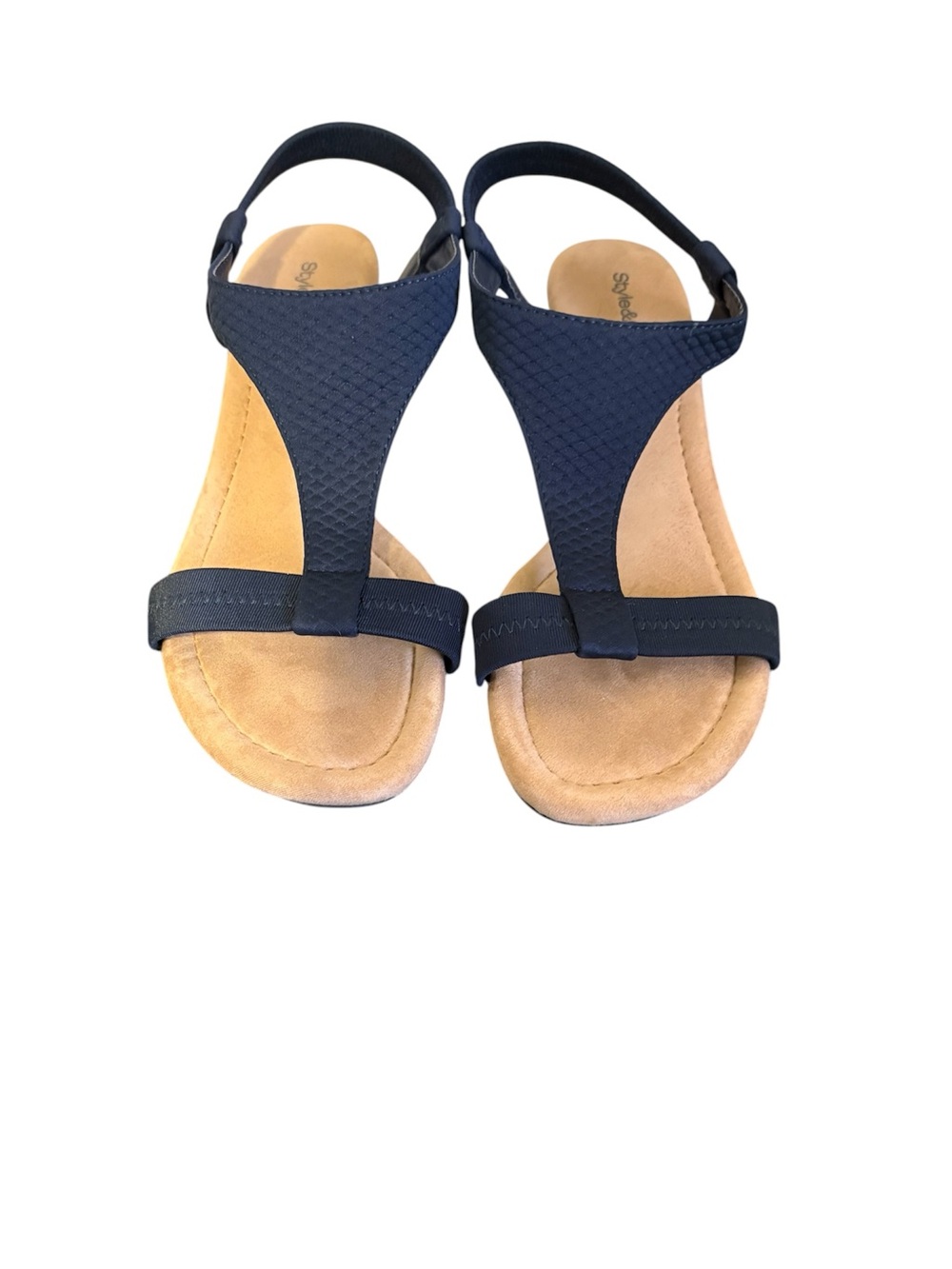 Navy Women's Step N Flex Vacanzaa Wedge Sandals